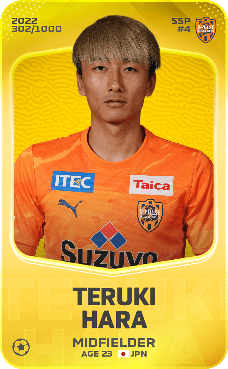 Teruki Hara 2022-23 • Limited 302/1000