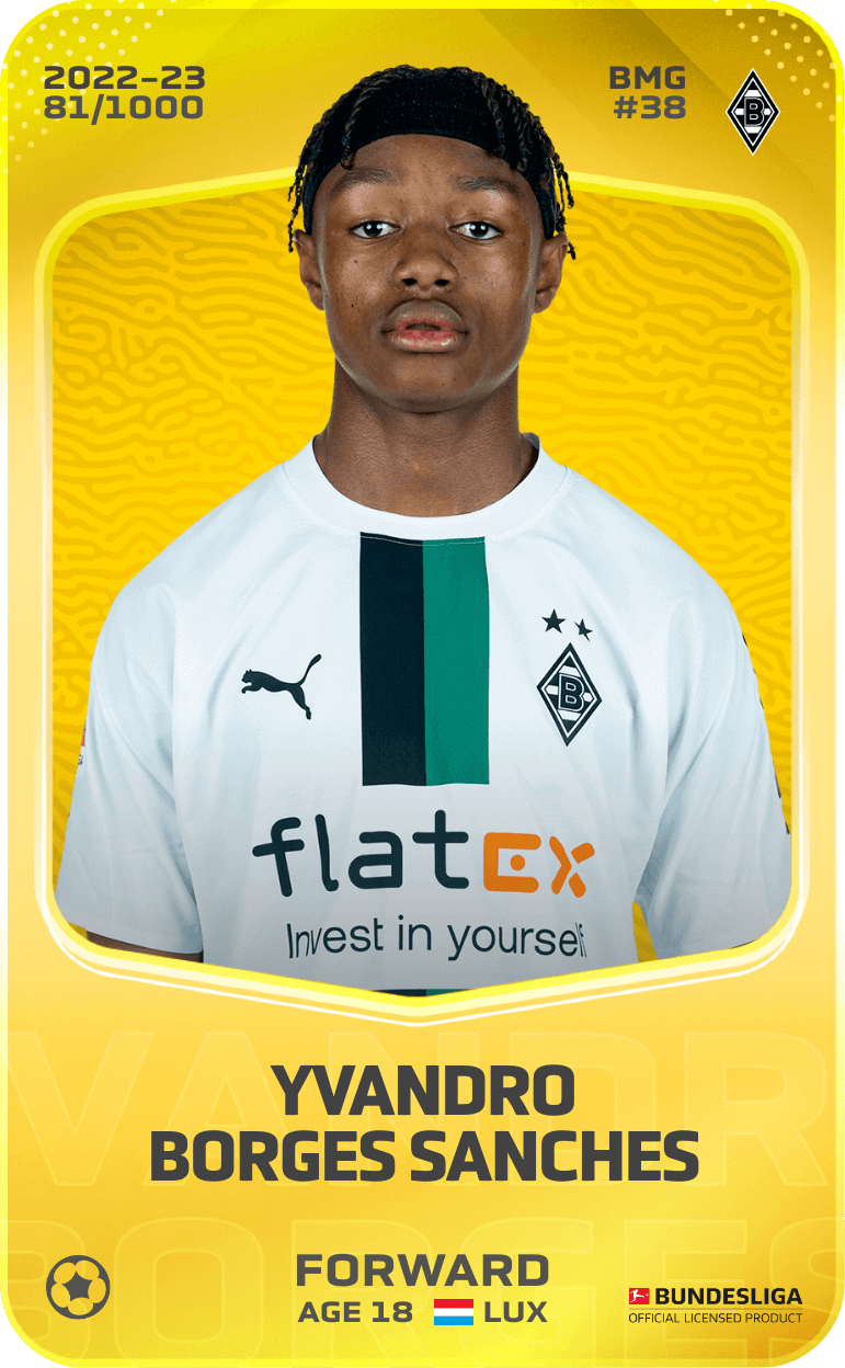 Yvandro Borges Sanches 2022-23 • Limited 81/1000