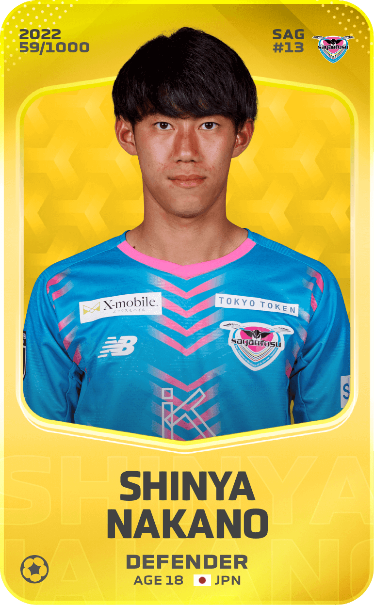 Shinya Nakano 2022-23 • Limited 59/1000