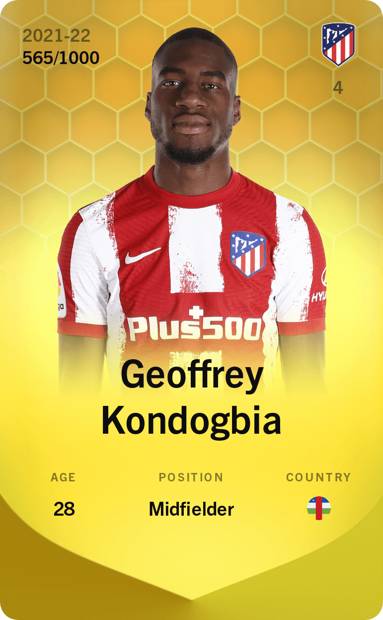 Geoffrey Kondogbia 2021-22 • Limited 565/1000