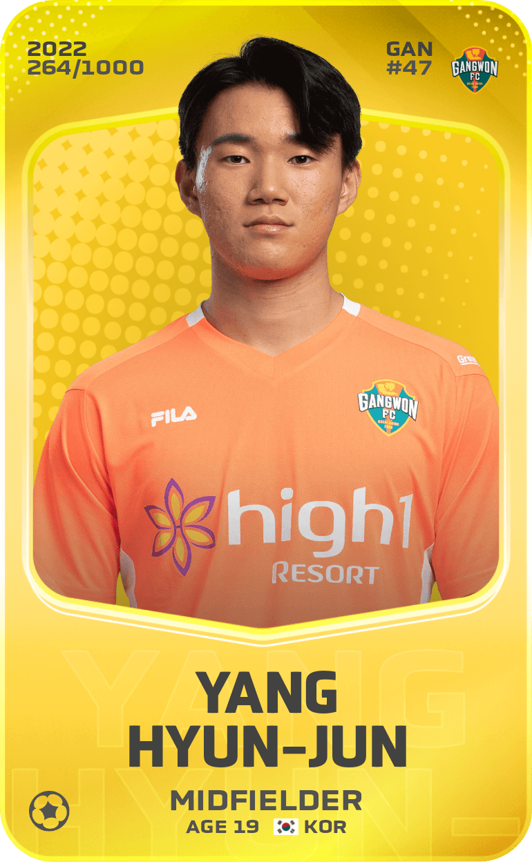 Yang Hyun-Jun 2022-23 • Limited 264/1000