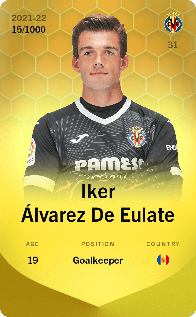 Iker Álvarez De Eulate 2021-22 • Limited 15/1000