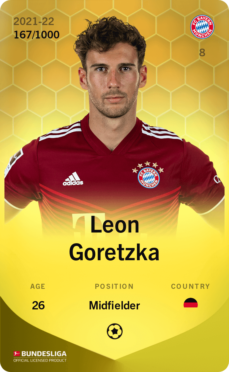 Leon Goretzka 2021-22 • Limited 167/1000