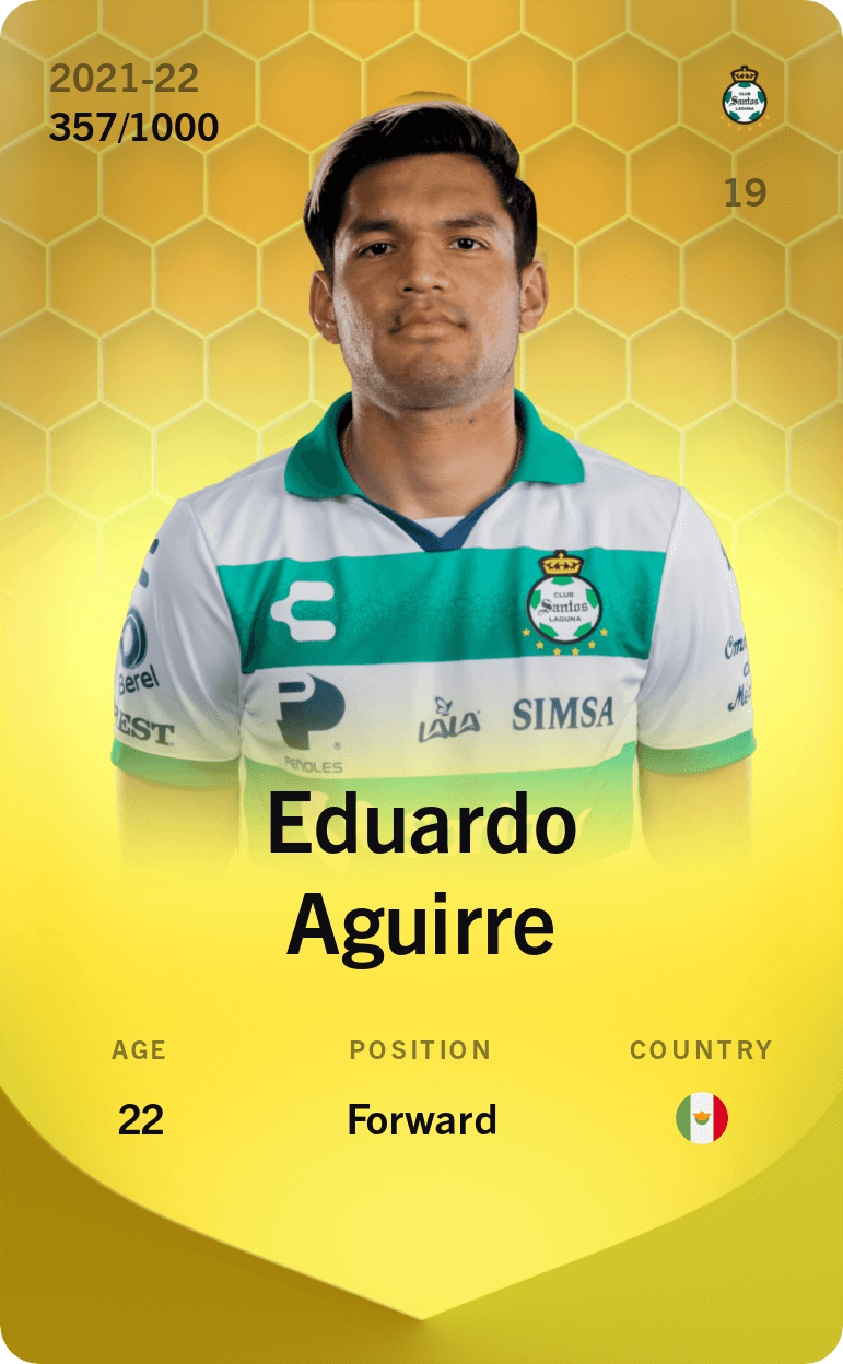 Eduardo Aguirre 2021-22 • Limited 357/1000