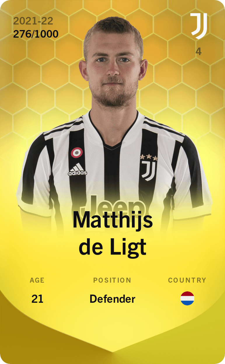 Matthijs de Ligt 2021-22 • Limited 276/1000