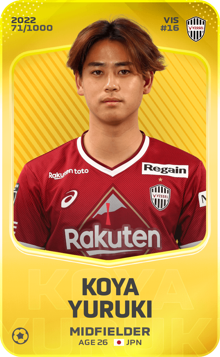 Koya Yuruki 2022-23 • Limited 71/1000