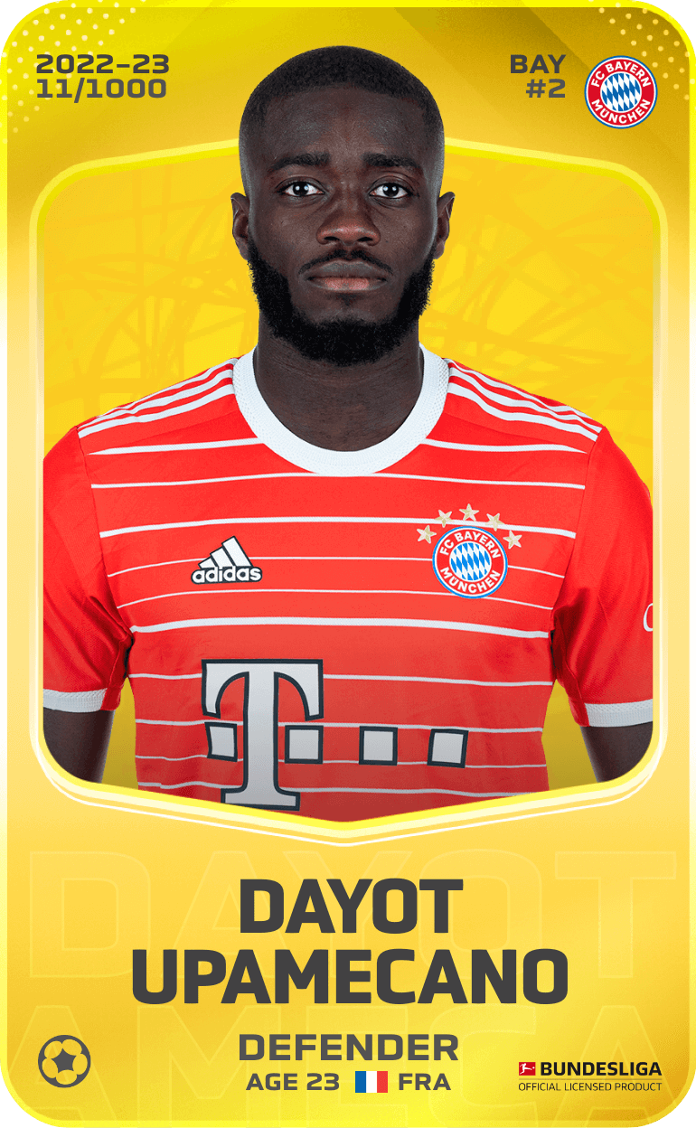 Dayot Upamecano 2022-23 • Limited 11/1000