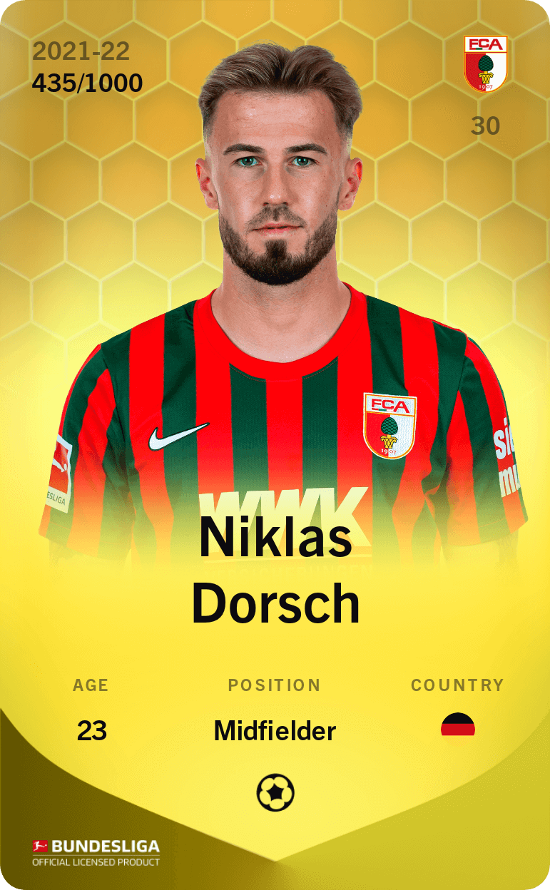 Niklas Dorsch 2021-22 • Limited 435/1000