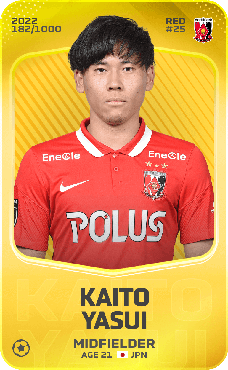 Kaito Yasui 2022-23 • Limited 182/1000