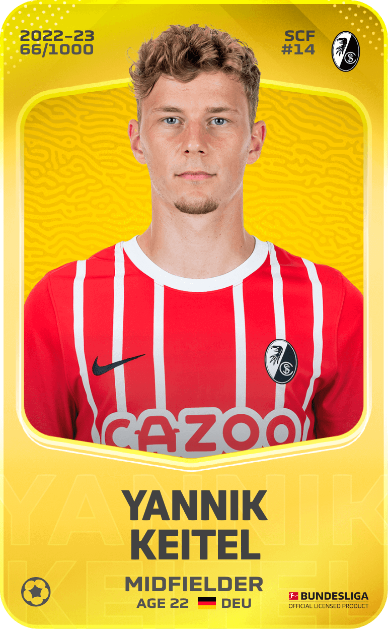 Yannik Keitel 2022-23 • Limited 66/1000