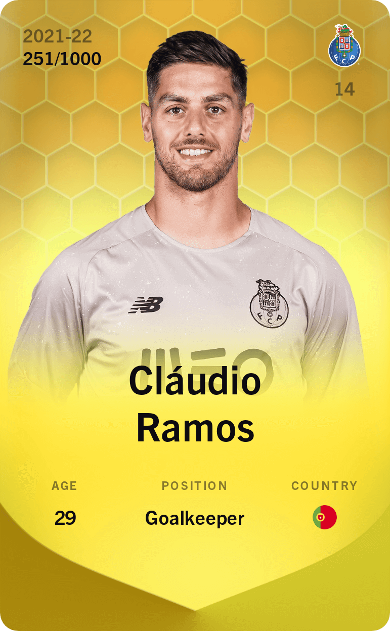 Cláudio Ramos 2021-22 • Limited 251/1000