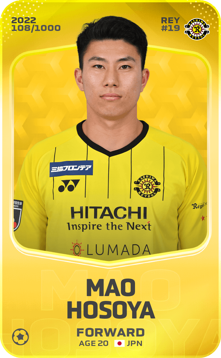 Mao Hosoya 2022-23 • Limited 108/1000