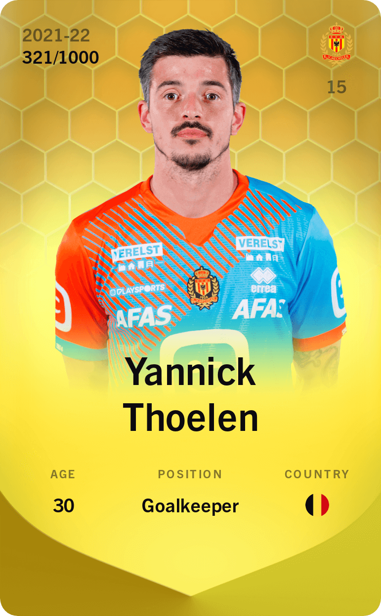 Yannick Thoelen 2021-22 • Limited 321/1000