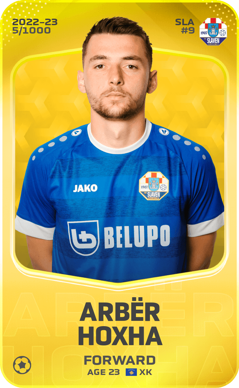 Arbër Hoxha 2022-23 • Limited 5/1000