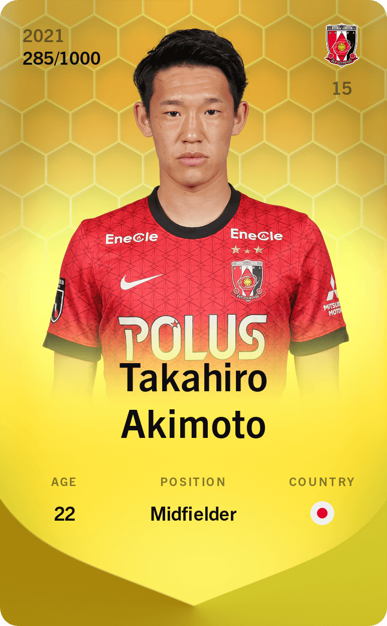 Takahiro Akimoto 2021-22 • Limited 285/1000