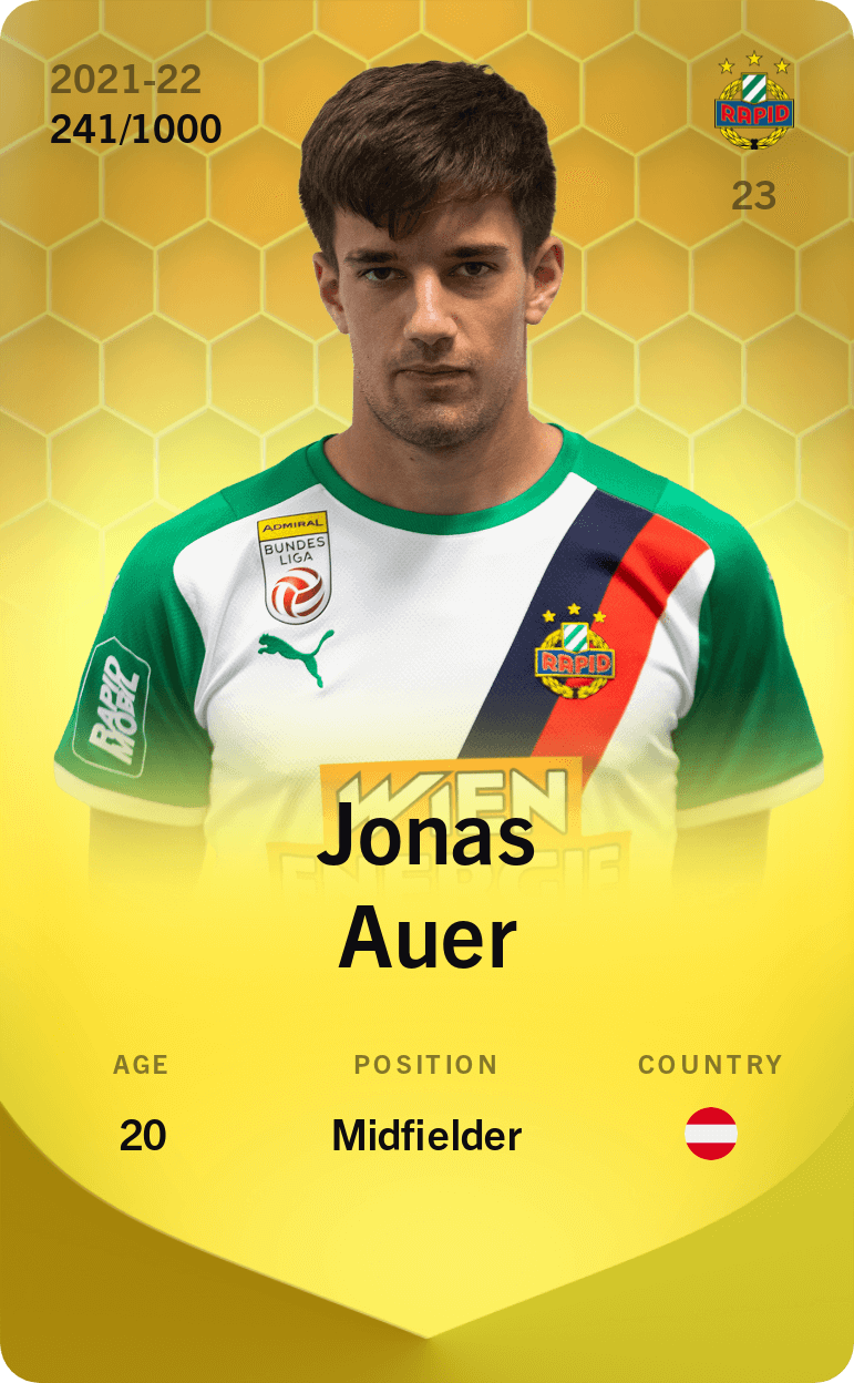 Jonas Auer 2021-22 • Limited 241/1000