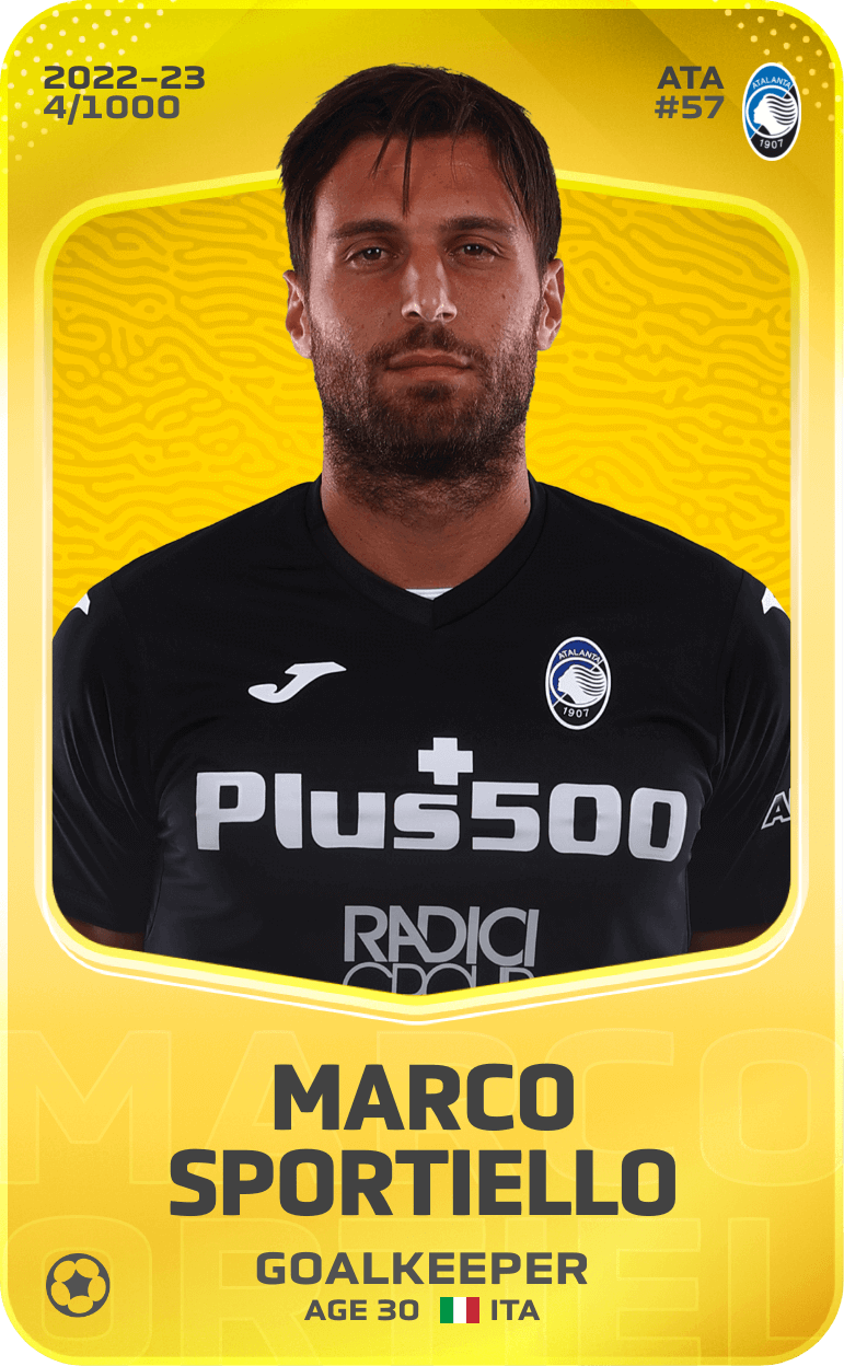 Marco Sportiello 2022-23 • Limited 4/1000