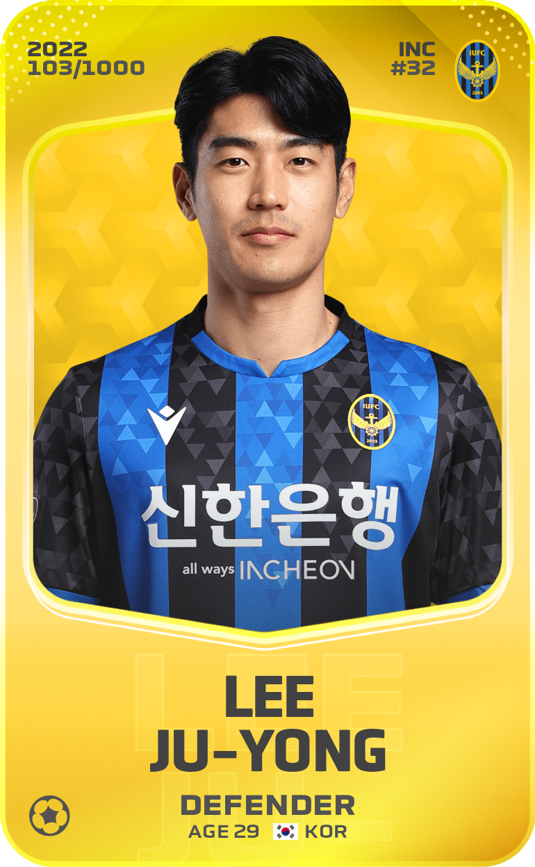 Lee Ju-Yong 2022-23 • Limited 103/1000