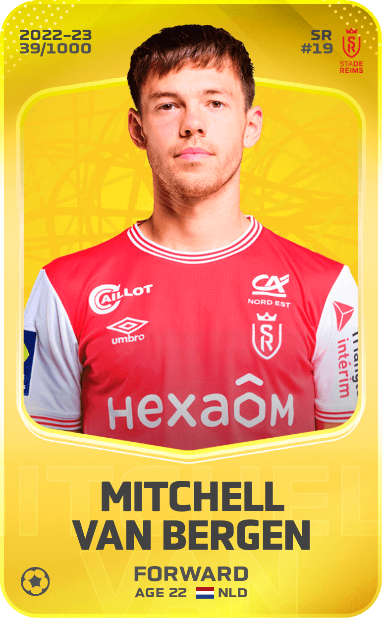Mitchell van Bergen 2022-23 • Limited 39/1000
