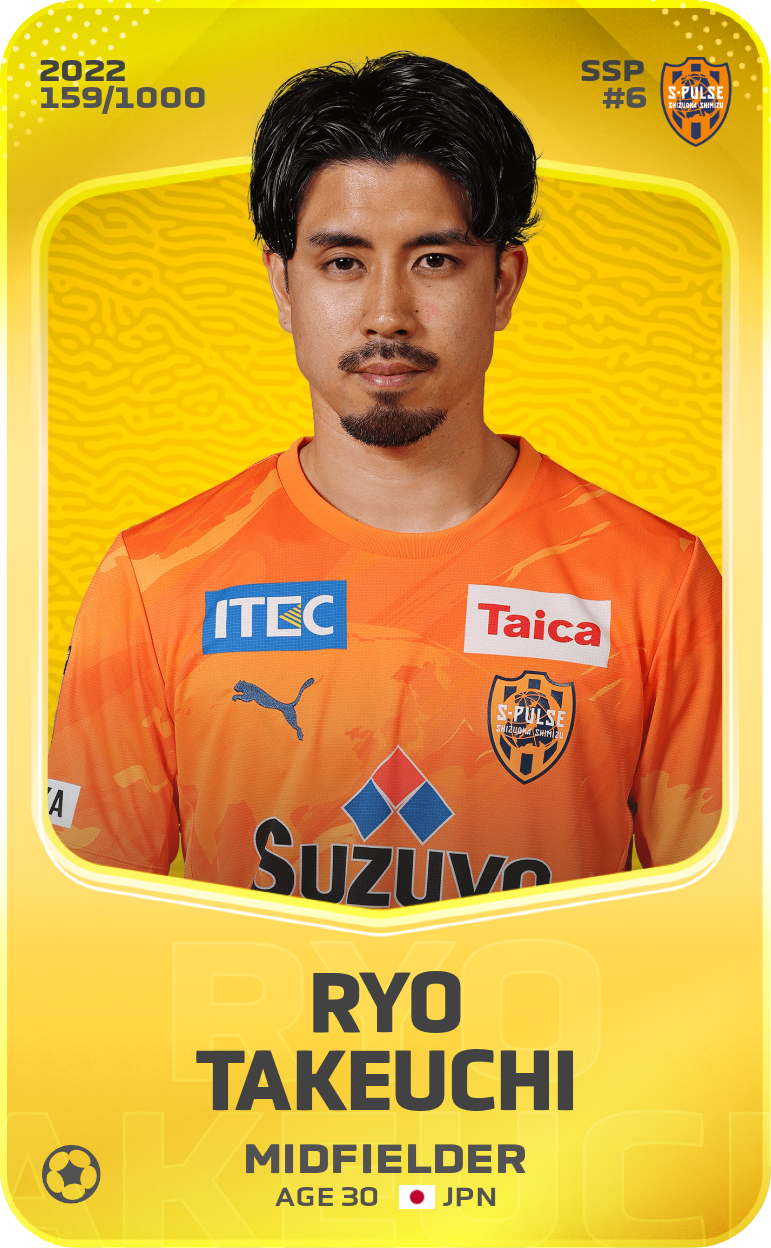 Sorare - Sorare Official - Ryo Takeuchi 2022-23 • Limited 159/1000 - NFT # 115589868141984983534959046688338947173546119294318555248786501307184333527690