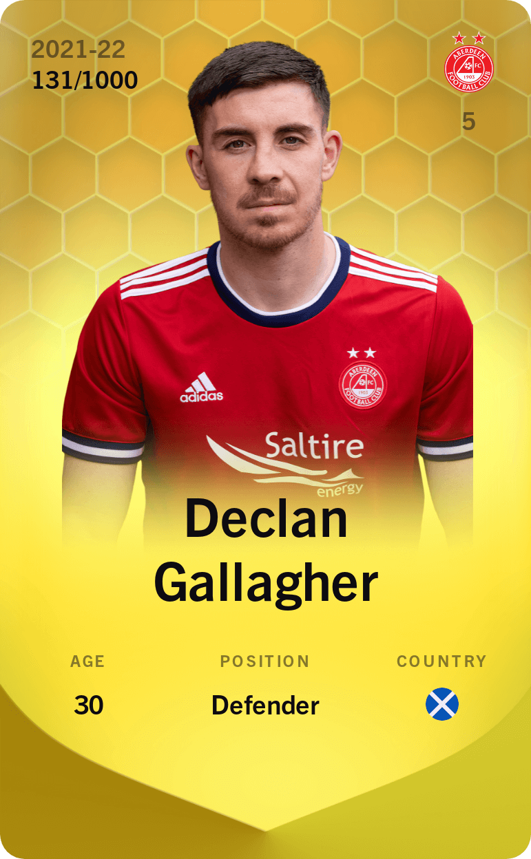 Declan Gallagher 2021-22 • Limited 131/1000