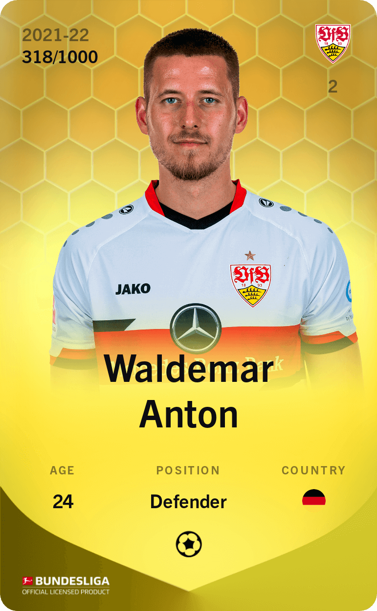 Waldemar Anton 2021-22 • Limited 318/1000