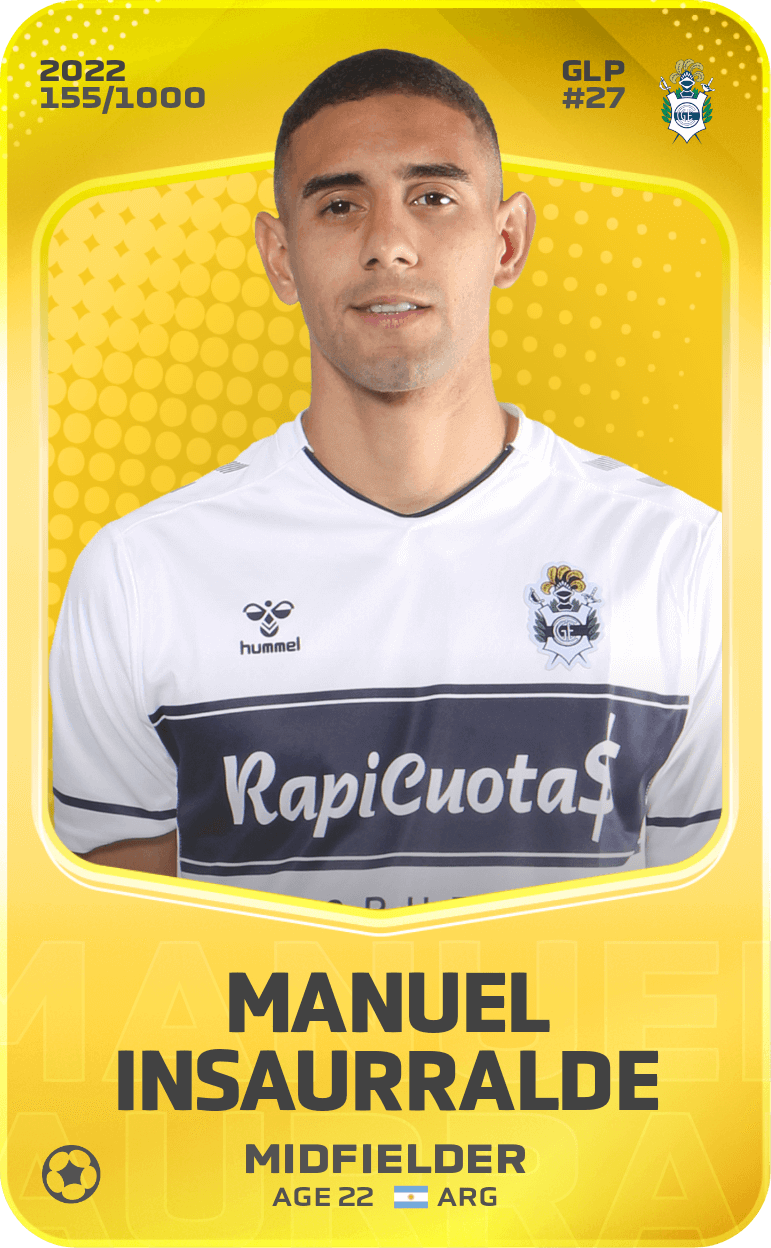Manuel Insaurralde 2022-23 • Limited 155/1000