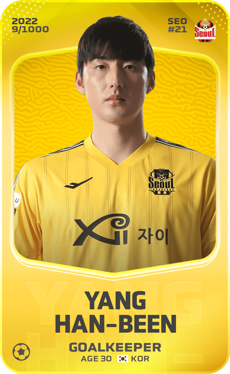 Yang Han-Been 2022-23 • Limited 9/1000
