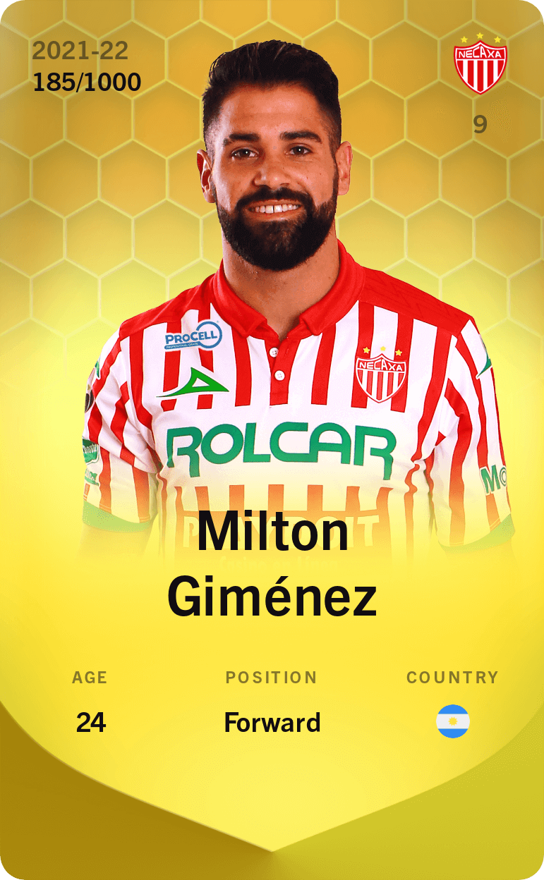 Milton Giménez 2021-22 • Limited 185/1000