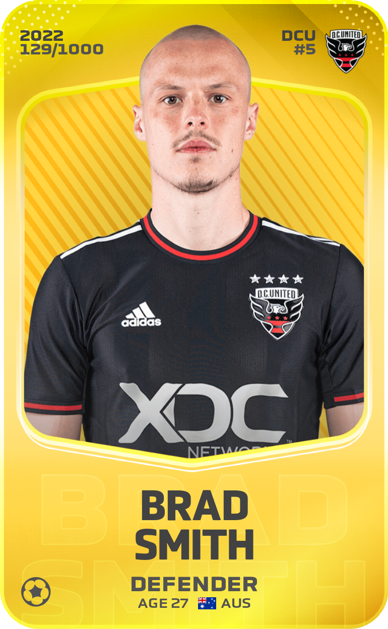 Sorare - Sorare Official - Brad Smith 2022-23 • Limited 129/1000 - NFT # 53341957854801092830281240824342513233253373565364379270457950558553109189407