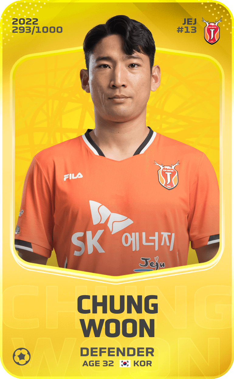 Chung Woon 2022-23 • Limited 293/1000