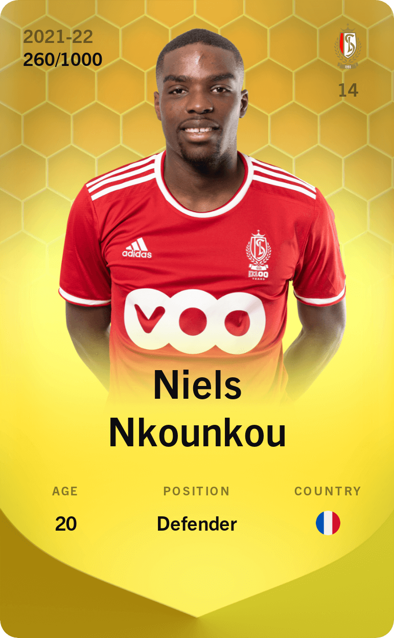 Niels Nkounkou 2021-22 • Limited 260/1000