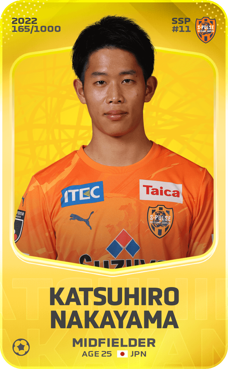Katsuhiro Nakayama 2022-23 • Limited 165/1000