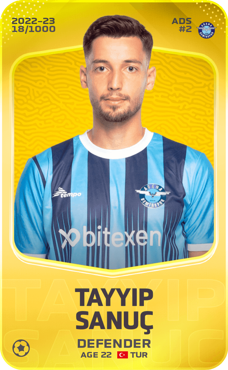 Tayyip Sanuç 2022-23 • Limited 18/1000