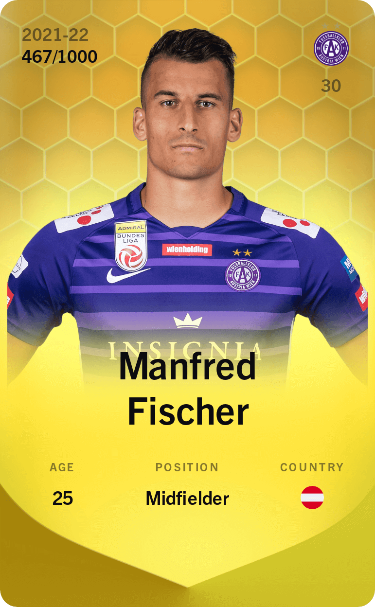 Manfred Fischer 2021-22 • Limited 467/1000