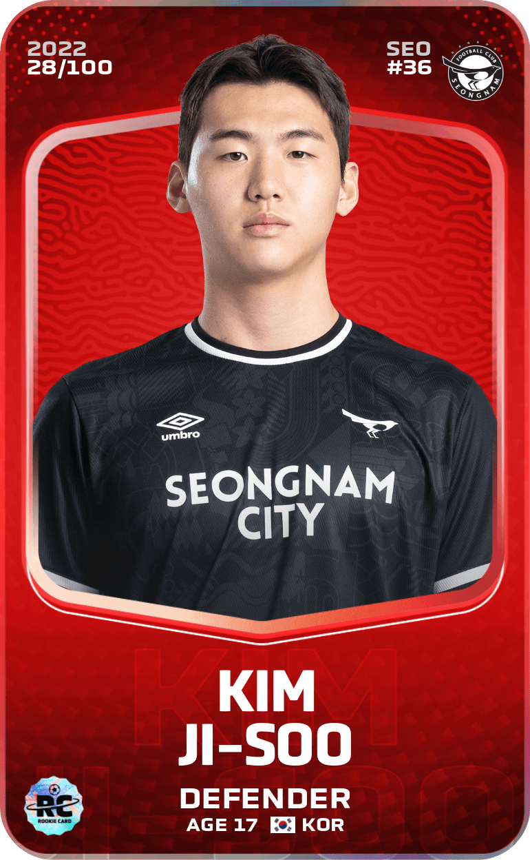 Rare Card Of Kim Ji Soo 2022 Sorare 6206