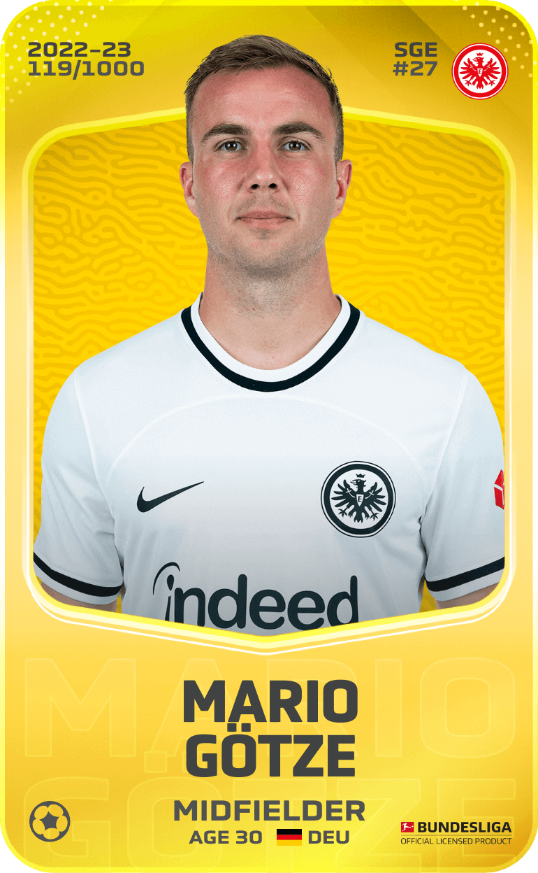 Mario Götze 2022-23 • Limited 119/1000