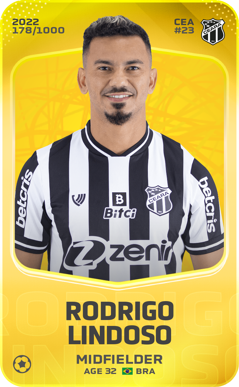 Sorare - Sorare Official - Rodrigo Lindoso 2022-23 • Limited 178/1000 - NFT # 10157270376908094964453388544783068551652097467904574901246973964170820910621