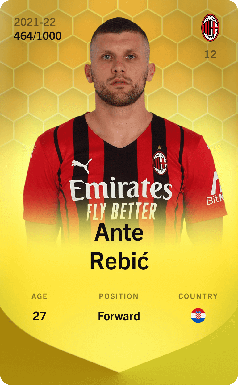Ante Rebić 2021-22 • Limited 464/1000