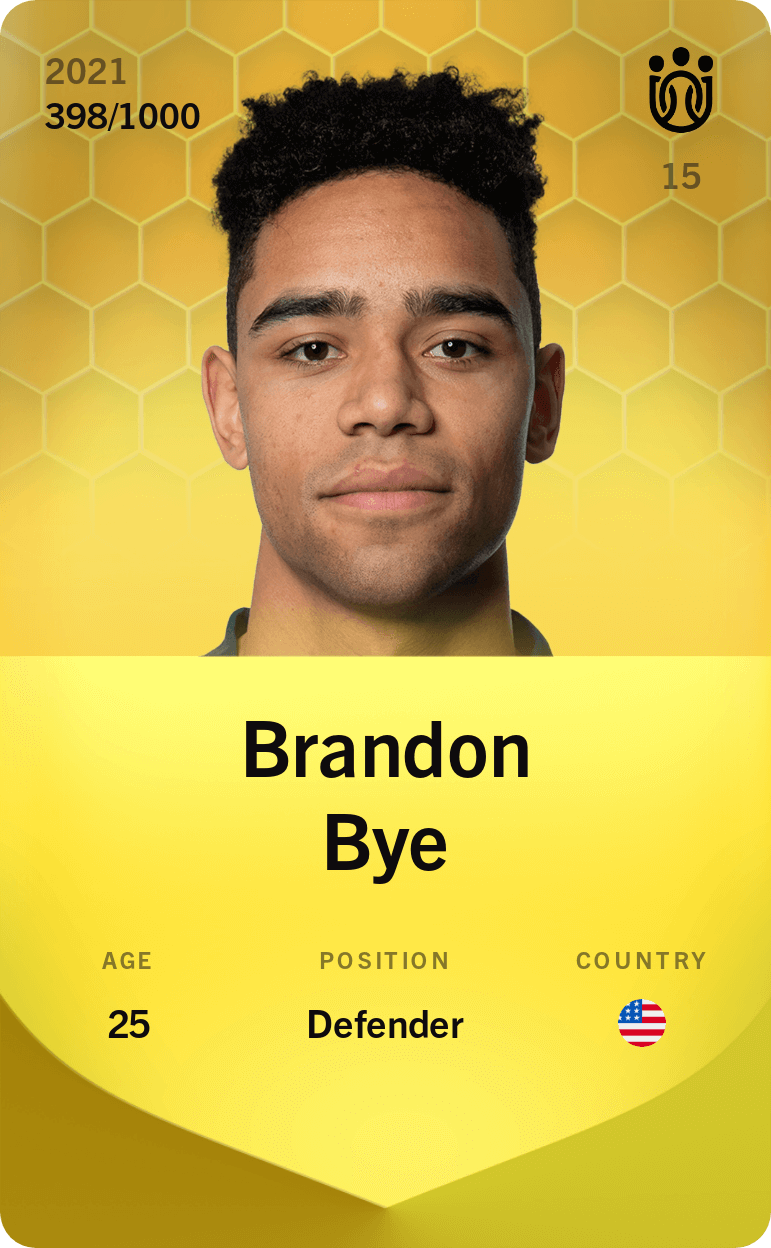 Brandon Bye 2021-22 • Limited 398/1000