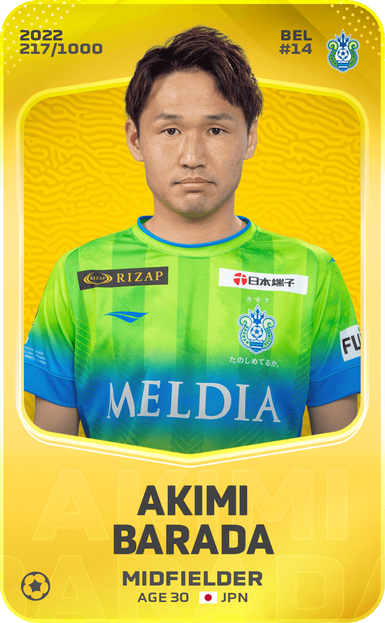 Akimi Barada 2022-23 • Limited 217/1000