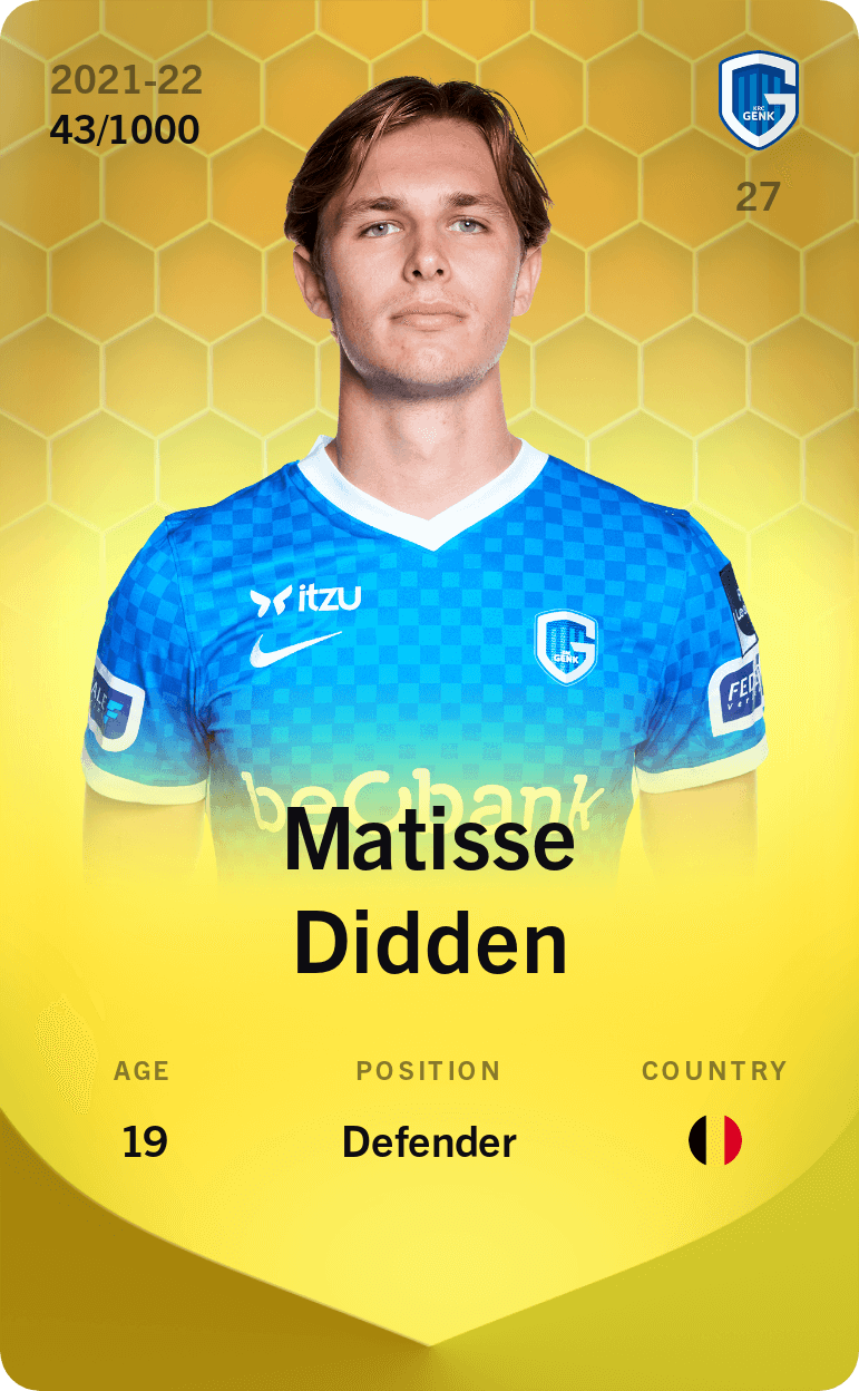Matisse Didden 2021-22 • Limited 43/1000