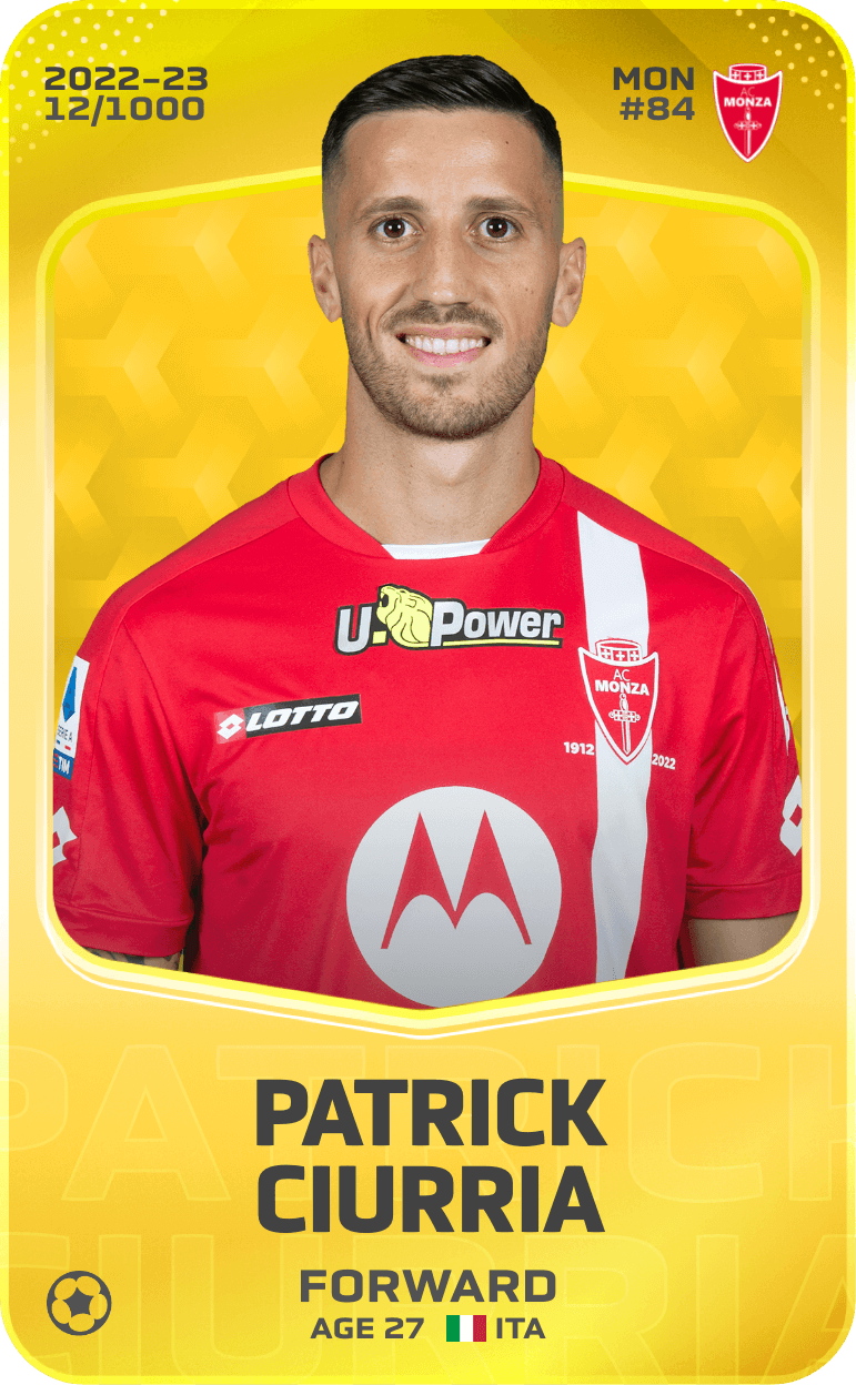 Patrick Ciurria 2022-23 • Limited 12/1000