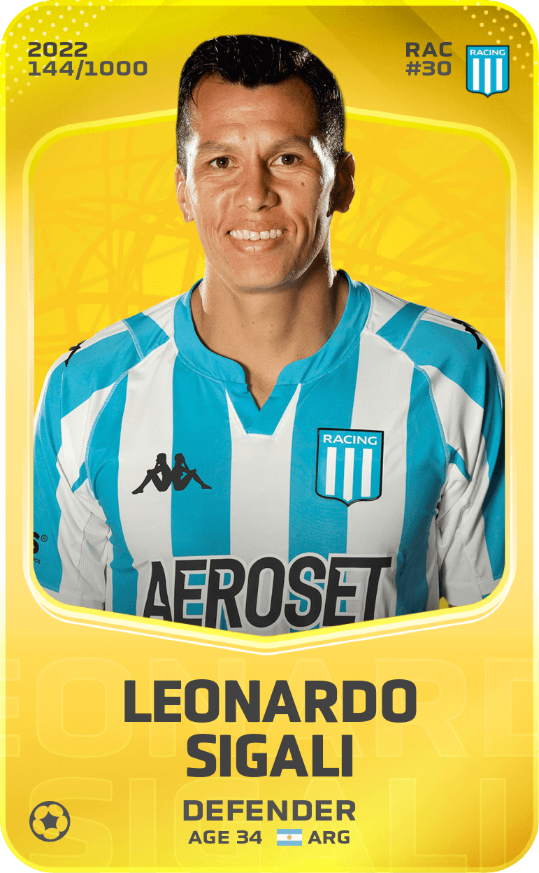 Leonardo Sigali 2022-23 • Limited 144/1000