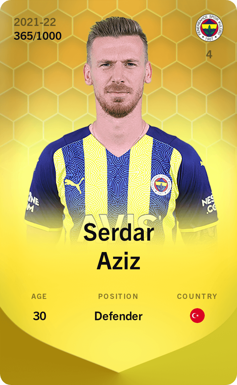 Serdar Aziz 2021-22 • Limited 365/1000