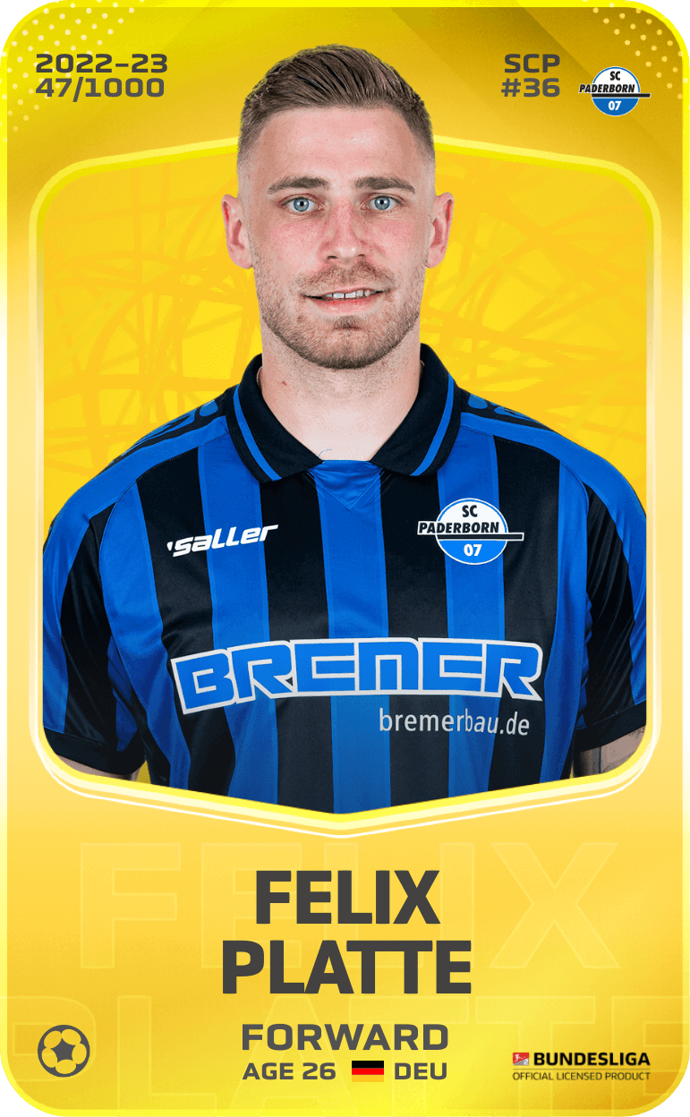 Felix Platte 2022-23 • Limited 47/1000