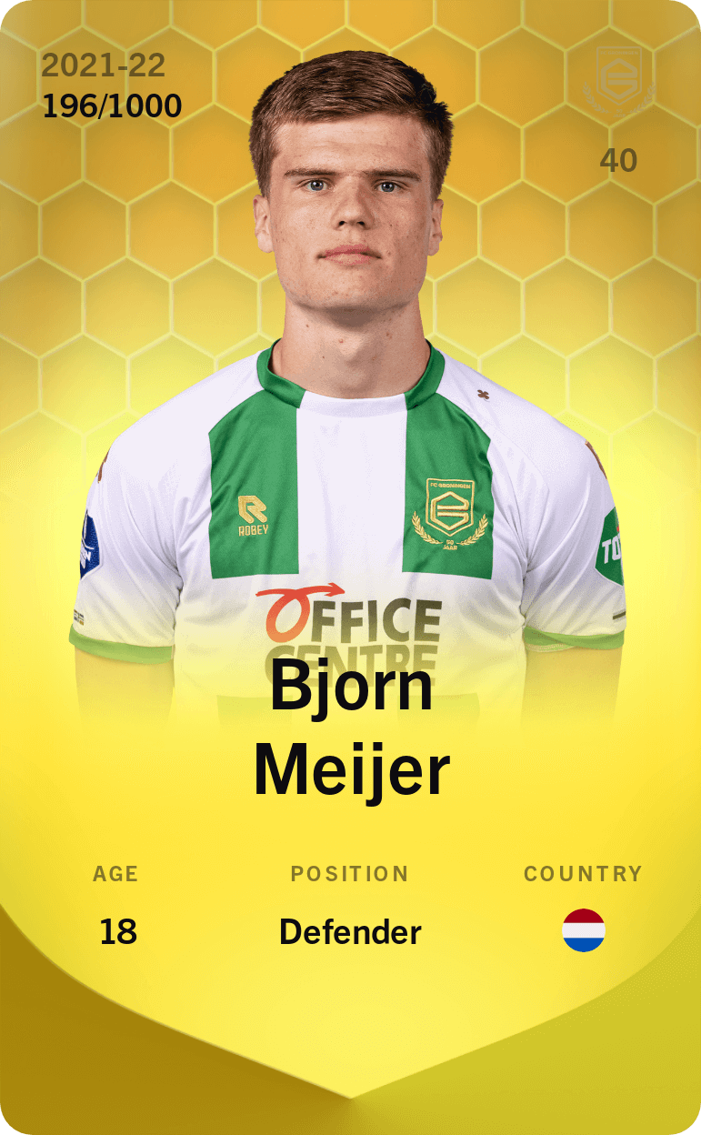 Bjorn Meijer 2021-22 • Limited 196/1000