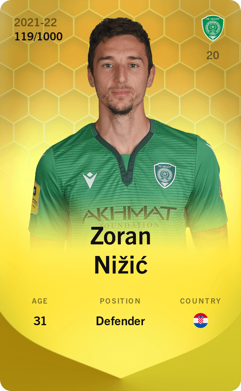 Zoran Nižić 2021-22 • Limited 119/1000