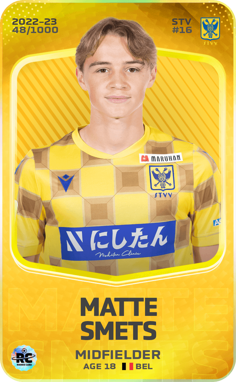 Matte Smets 2022-23 • Limited 48/1000