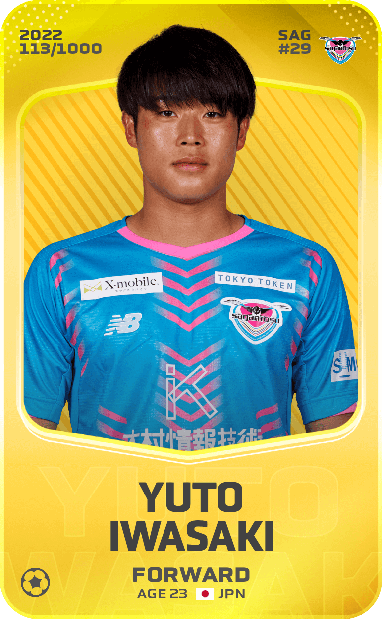 Yuto Iwasaki 2022-23 • Limited 113/1000